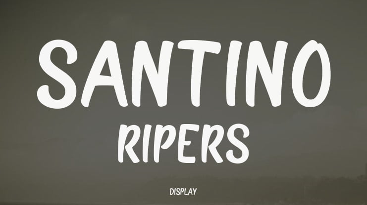 SANTINO RIPERS Font