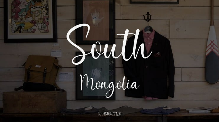 South Mongolia Font