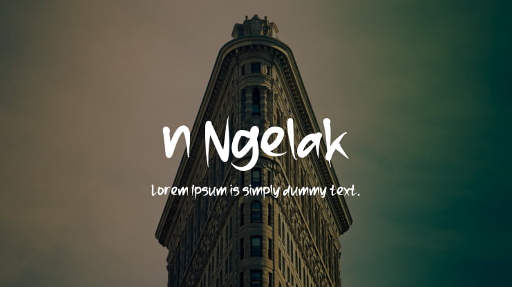 n Ngelak Font