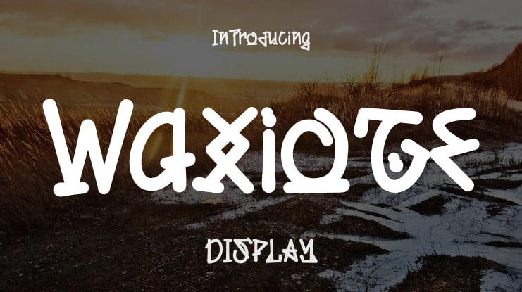 Waxioze Font