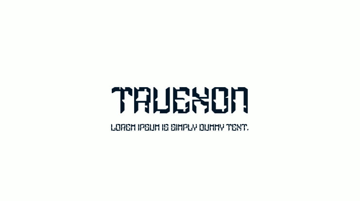 Truexon Font