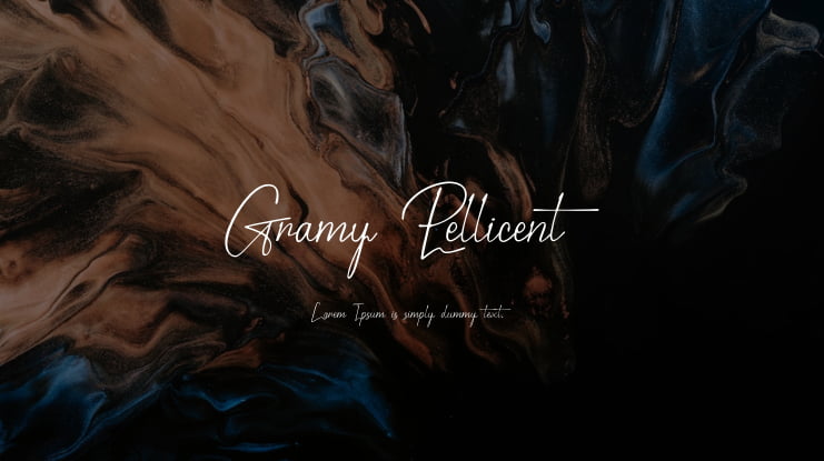 Gramy Pellicent Font