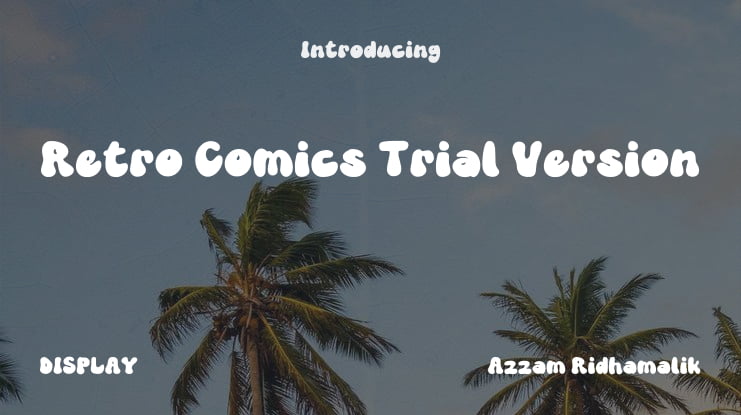 Retro Comics Trial Version Font