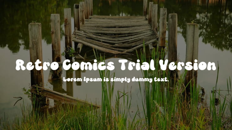 Retro Comics Trial Version Font