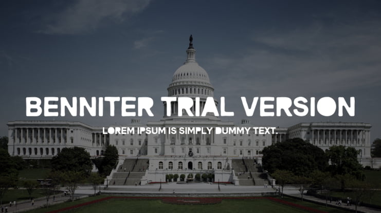 Benniter Trial Version Font