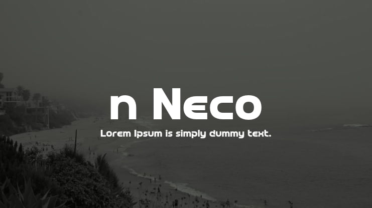 n Neco Font