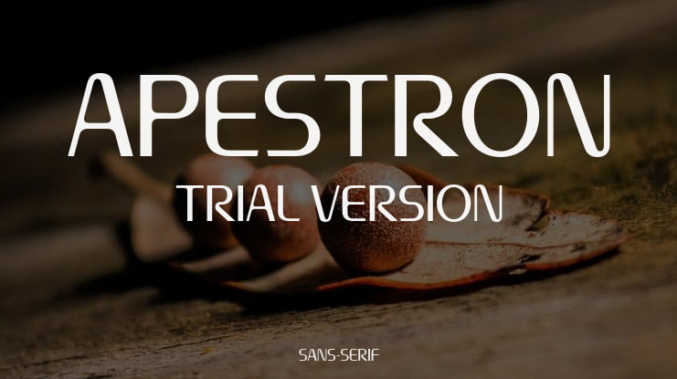 Apestron Trial Version Font