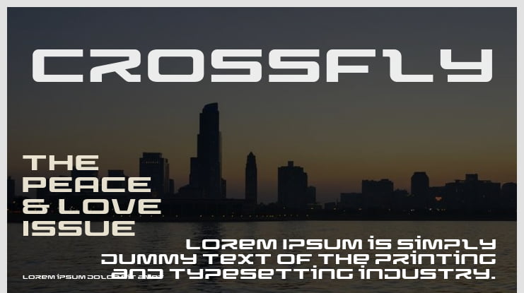 Crossfly Font