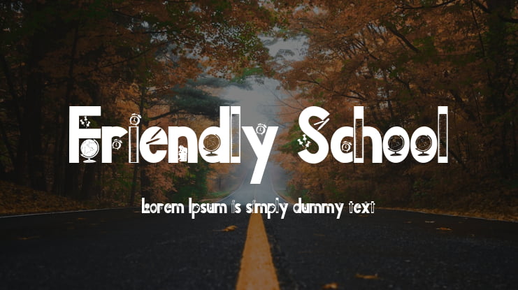 Friendly School Font