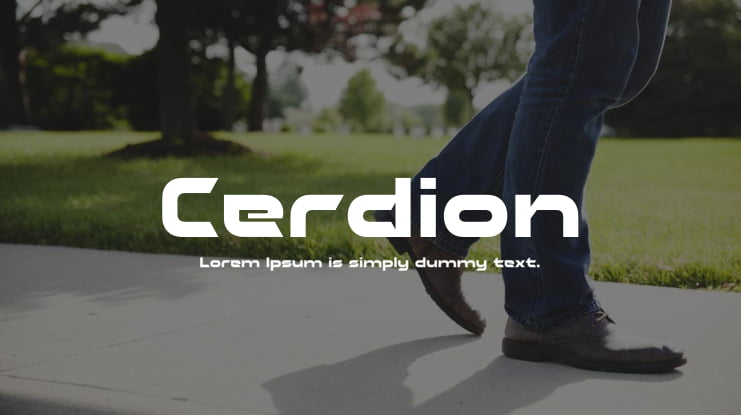 Cerdion Font