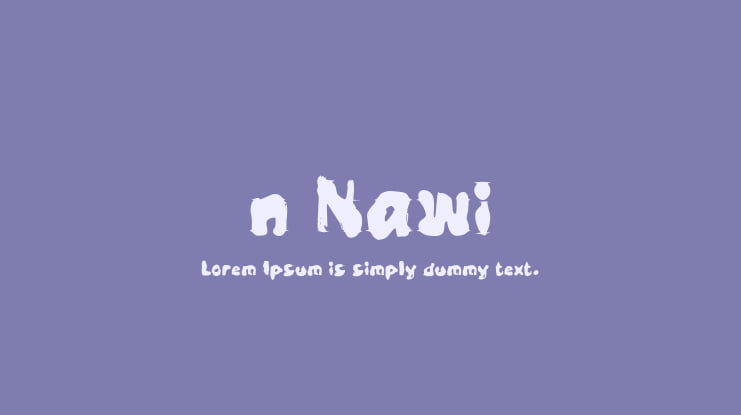 n Nawi Font