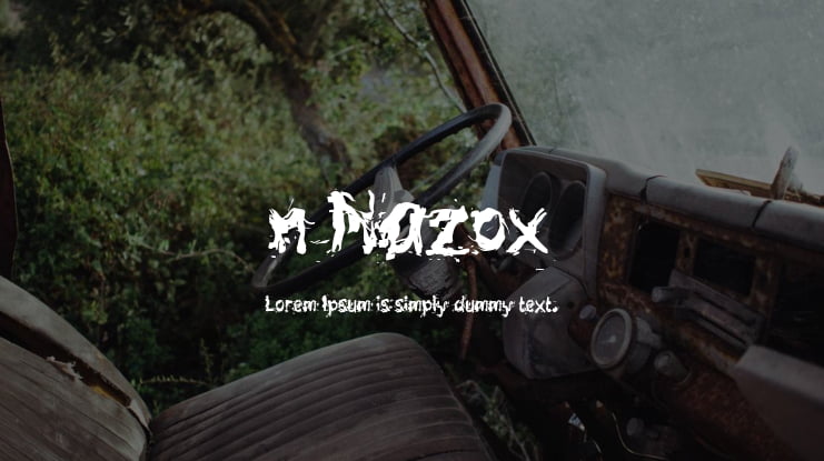 n Nazox Font