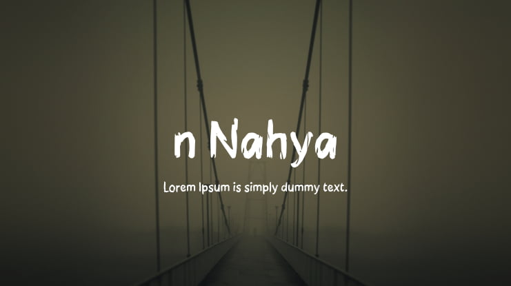 n Nahya Font