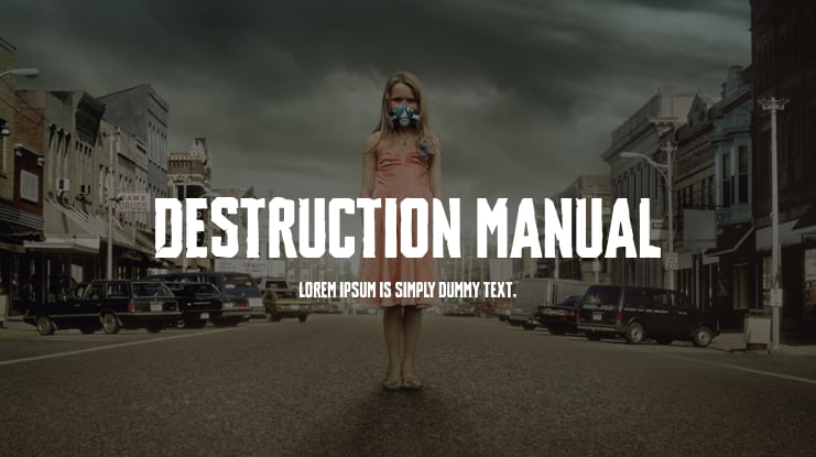 Destruction Manual Font