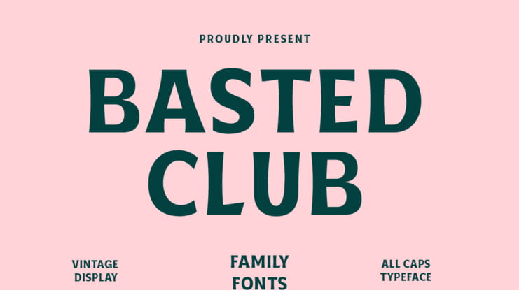 Basted Clubs Font Family