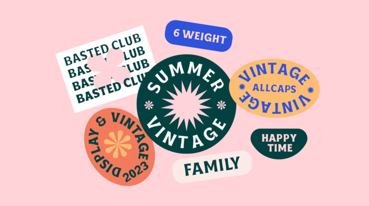 Basted Clubs Font Family