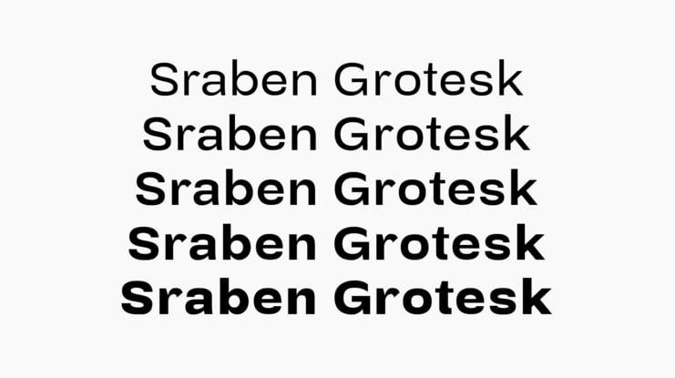 Sraben Grotesk Font Family