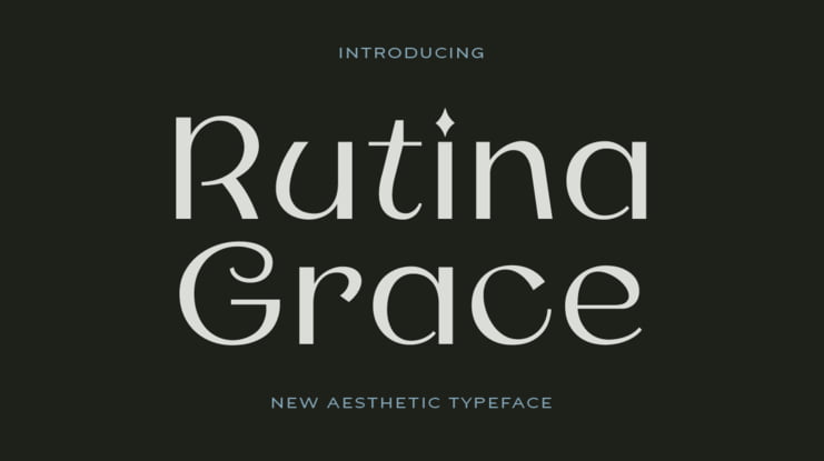 Rutina Grace Font