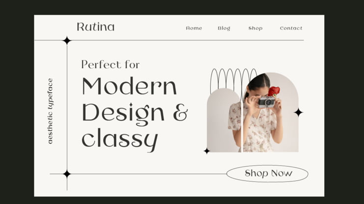 Rutina Grace Font