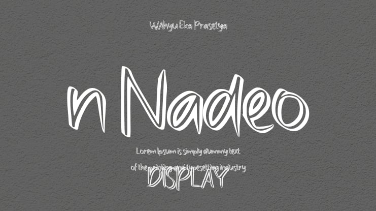 n Nadeo Font