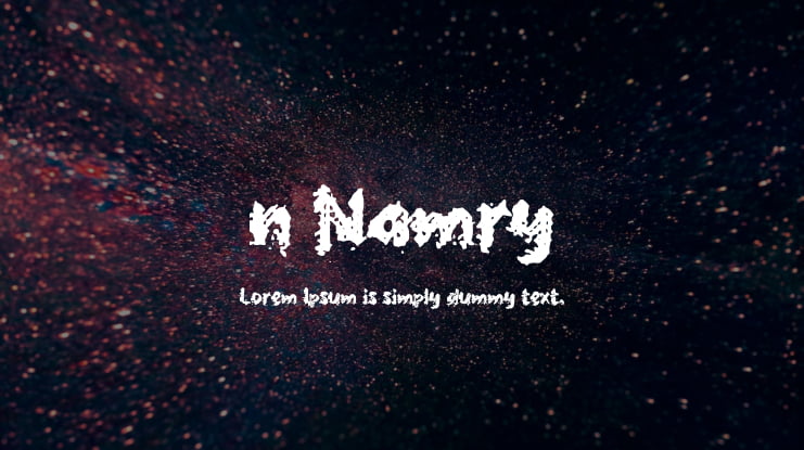 n Namry Font