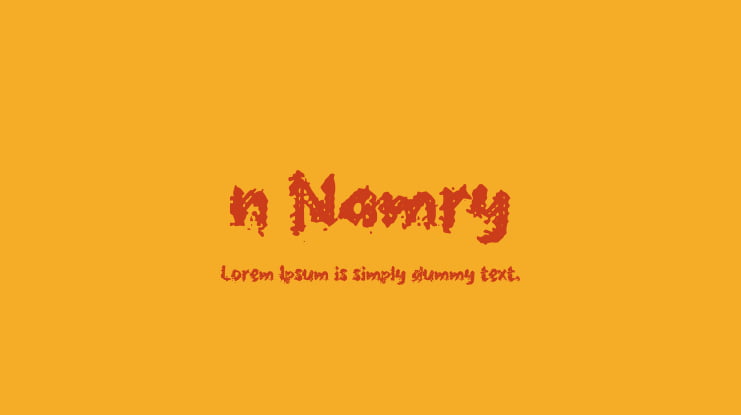 n Namry Font