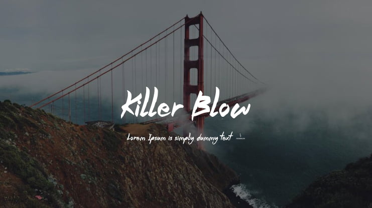 Killer Blow Font