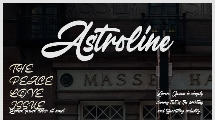 Astroline Font