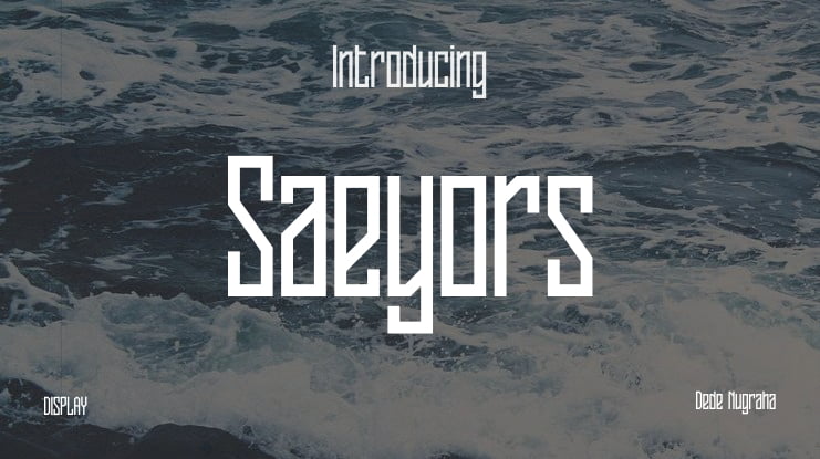 Saeyors Font