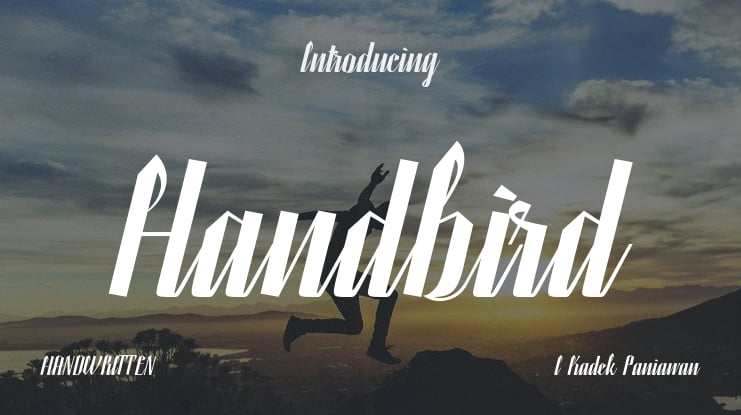 Handbird Font