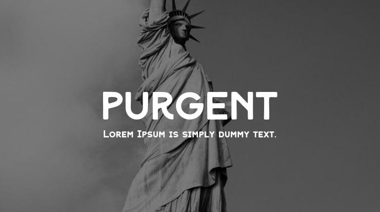 PURGENT Font