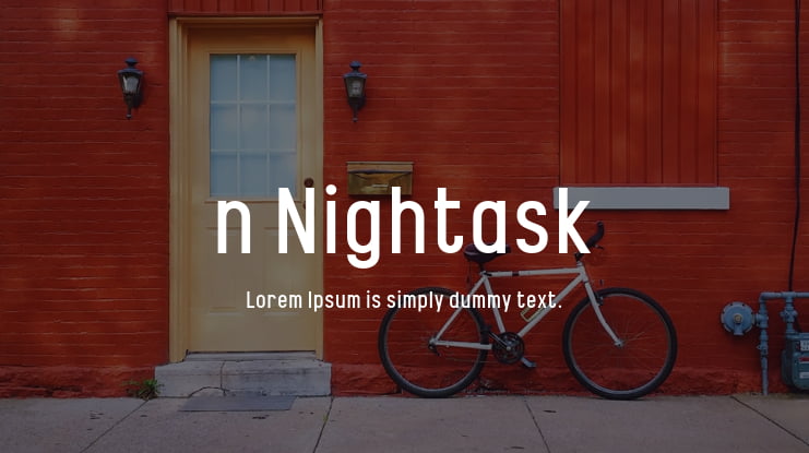 n Nightask Font