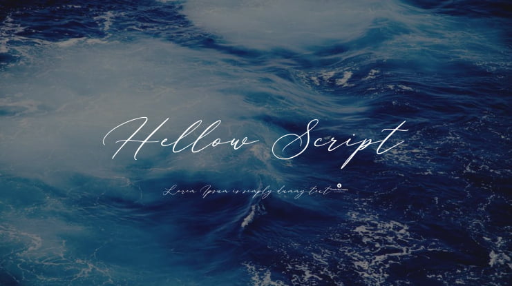 Hellow Script Font