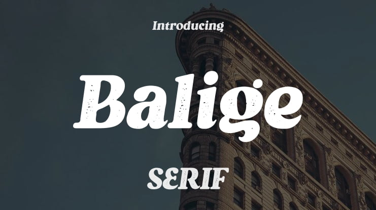 Balige Font