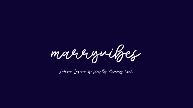 marryvibes Font