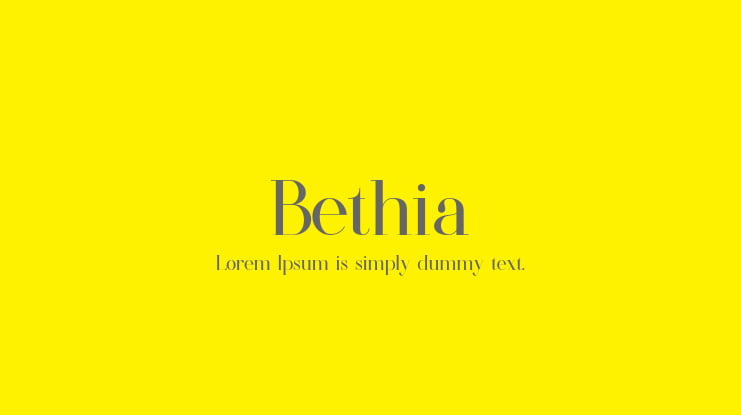 Bethia Font