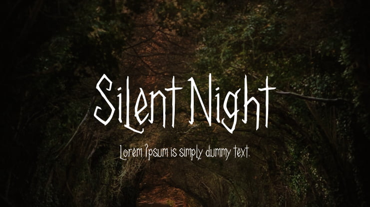 Silent Night Font