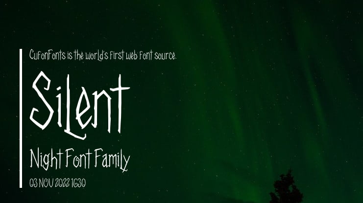 Silent Night Font