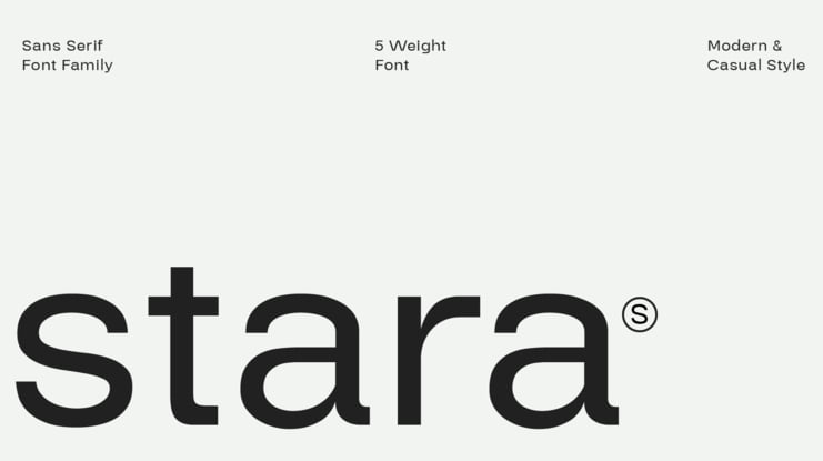 Stara Sans Serif Font