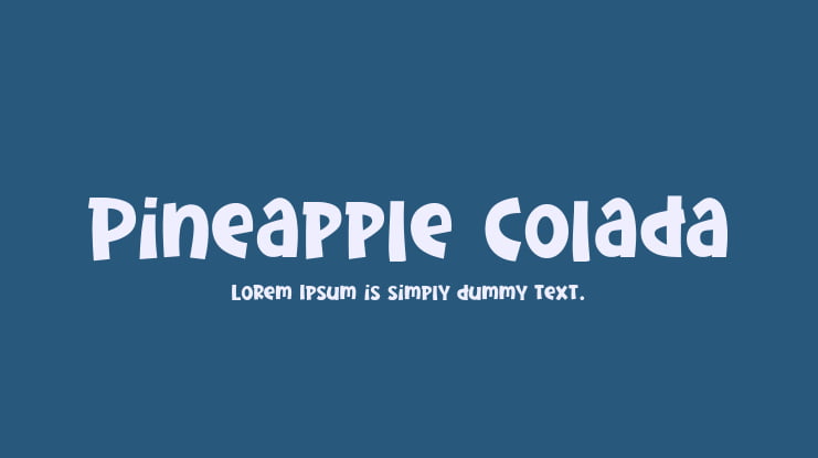 Pineapple Colada Font