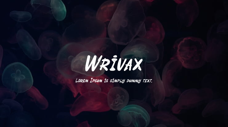 Wrivax Font