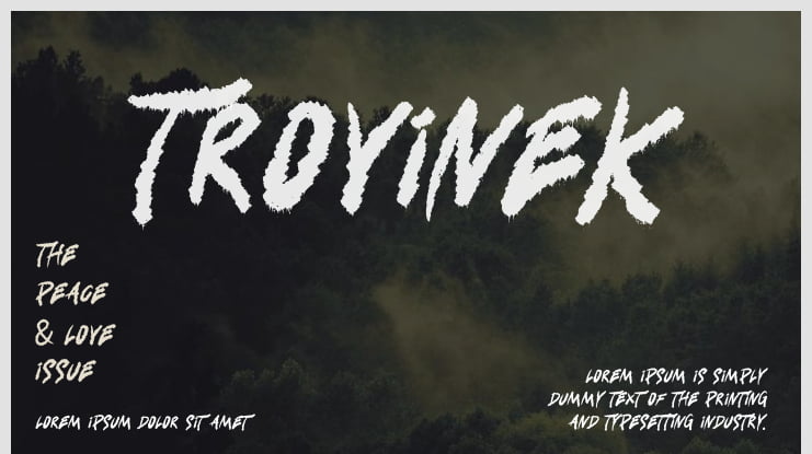 Trovinek Font