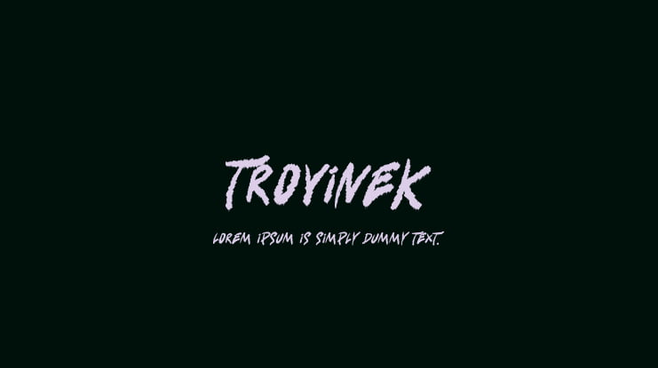 Trovinek Font