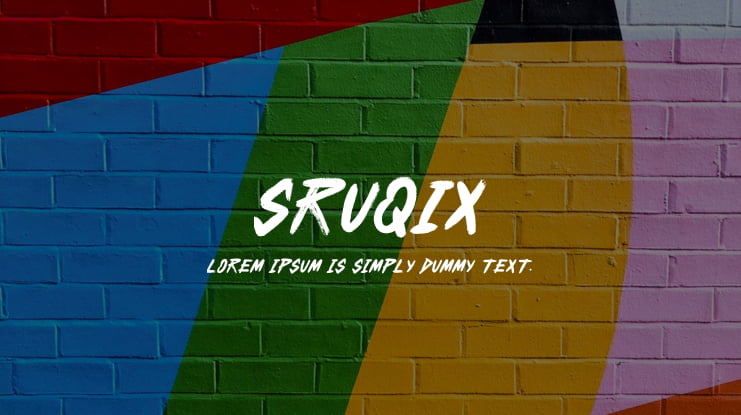 Sruqix Font