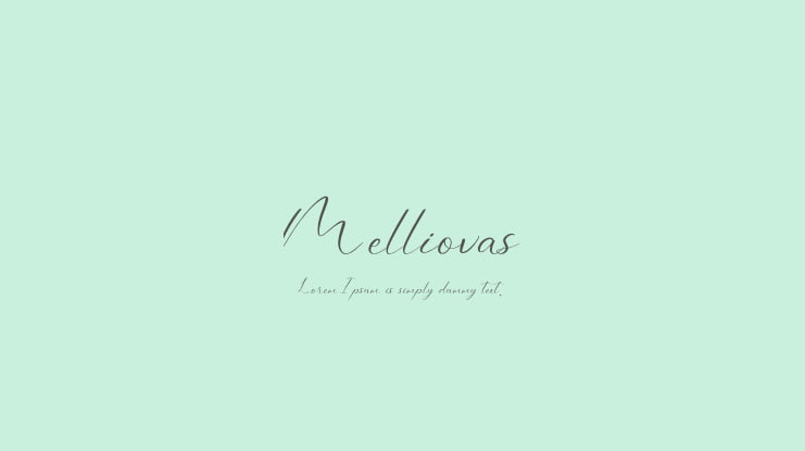 Melliovas Font