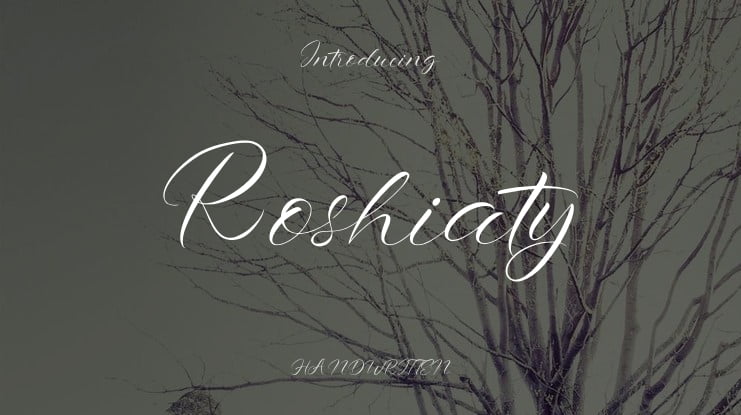 Roshiaty Font