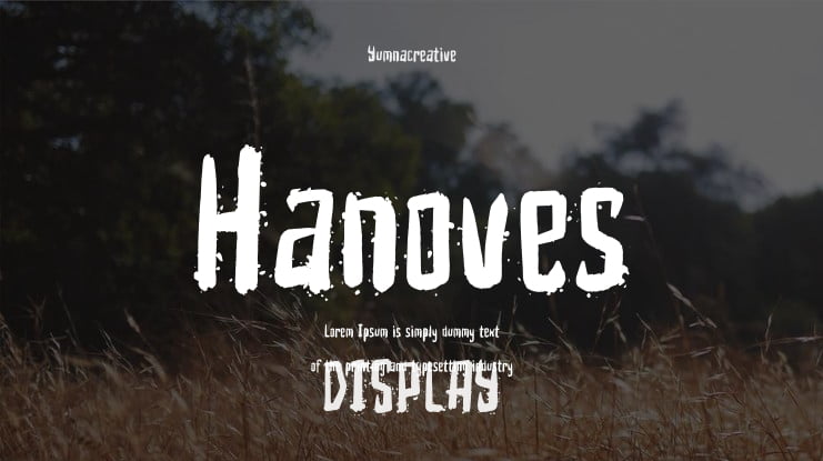 Hanoves Font