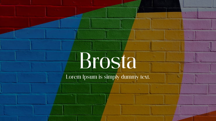 Brosta Font