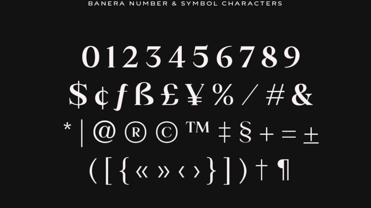 Banera Font