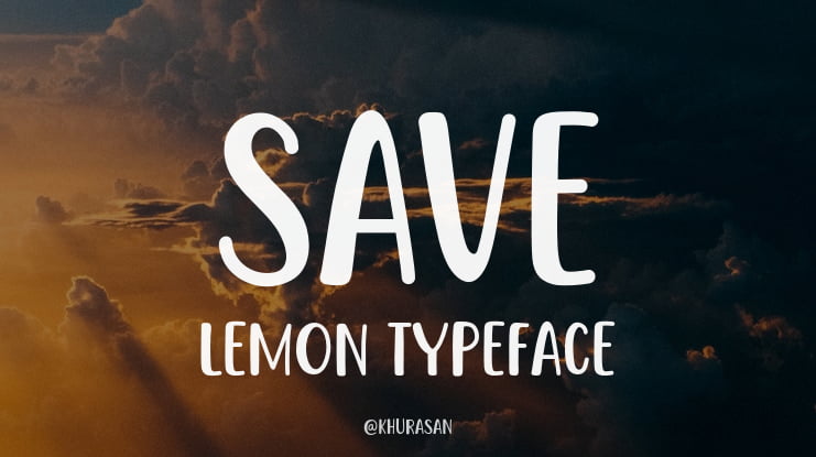 Save Lemon Font